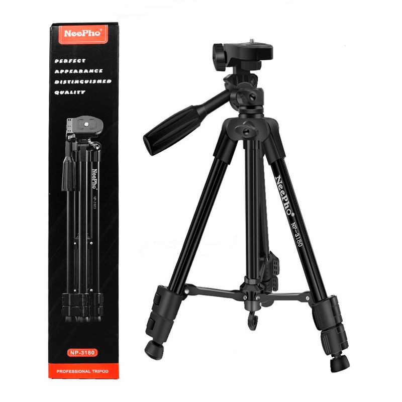 GENERICO - Tripode Estudio Fotografico Camara Creador Contenido Color Negro