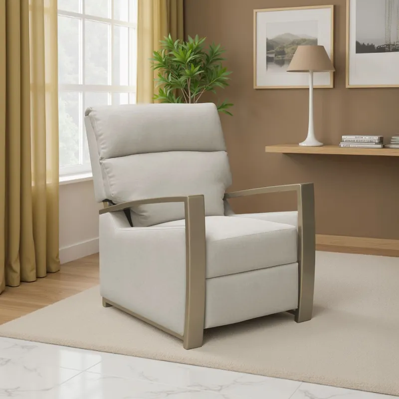 ELITE LIVING - SILLA RECLINABLE FIYI  ESTATICA 1 PUESTO BLANCO