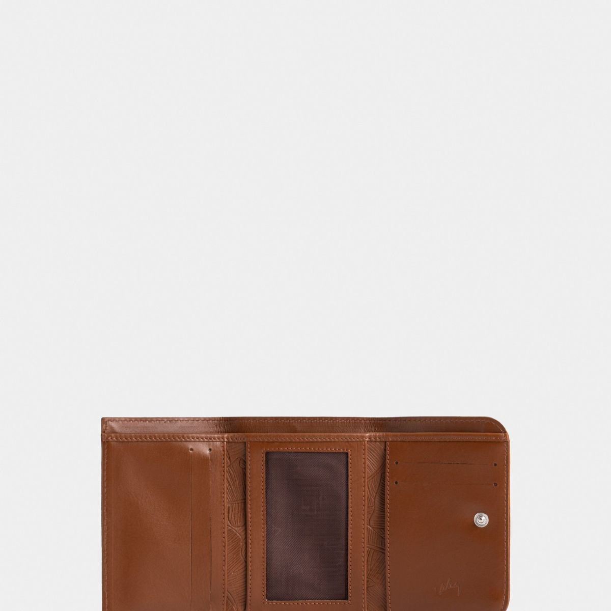 VELEZ - Vélez Billetera Colory De Cuero Para Mujer Grabado Placa Palmeras