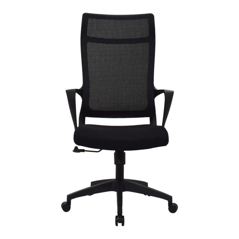 BONNO - Silla De Oficina Rigs Tela Con Cabecero Bonno Moderna Color Negro