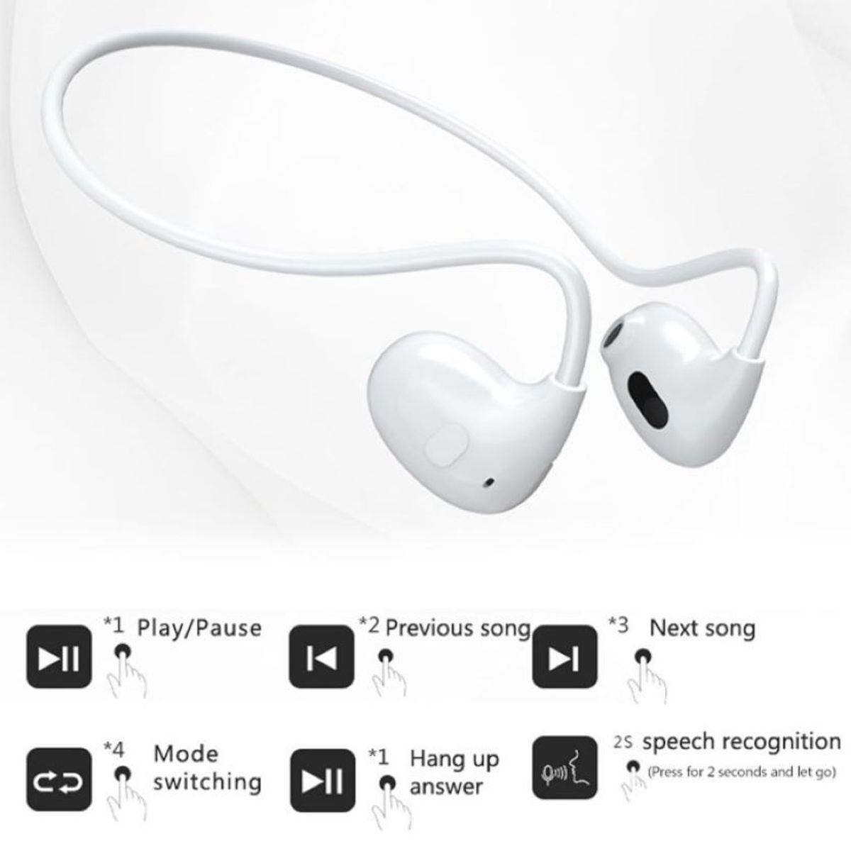 ZHOPI CO - Auriculares Bluetooth 5.3 De Conduccion Osea Ows Pro