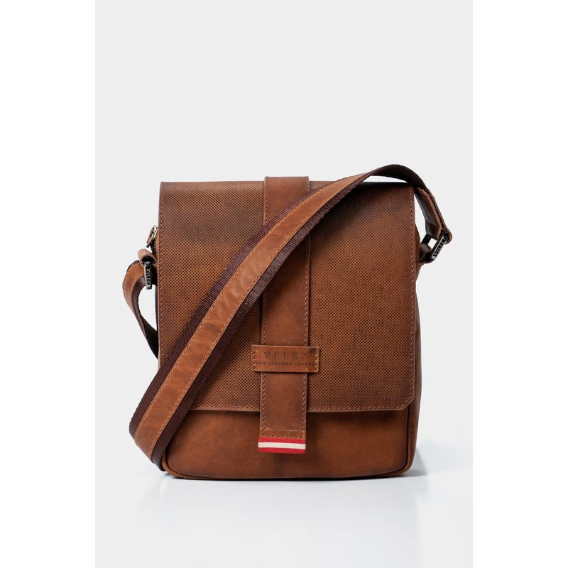 VELEZ - Vélez Bolso Manos Libres Nuovo De Cuero Vintage