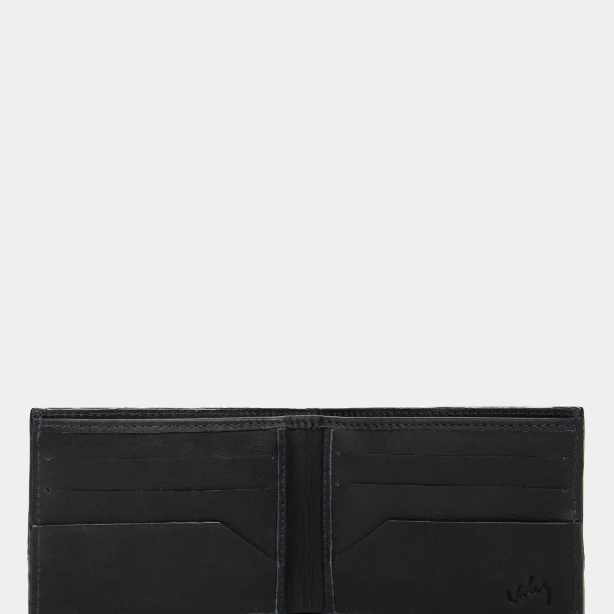 VELEZ - Vélez Billetera Dante De Cuero Para Hombre Grabado Placa Lego