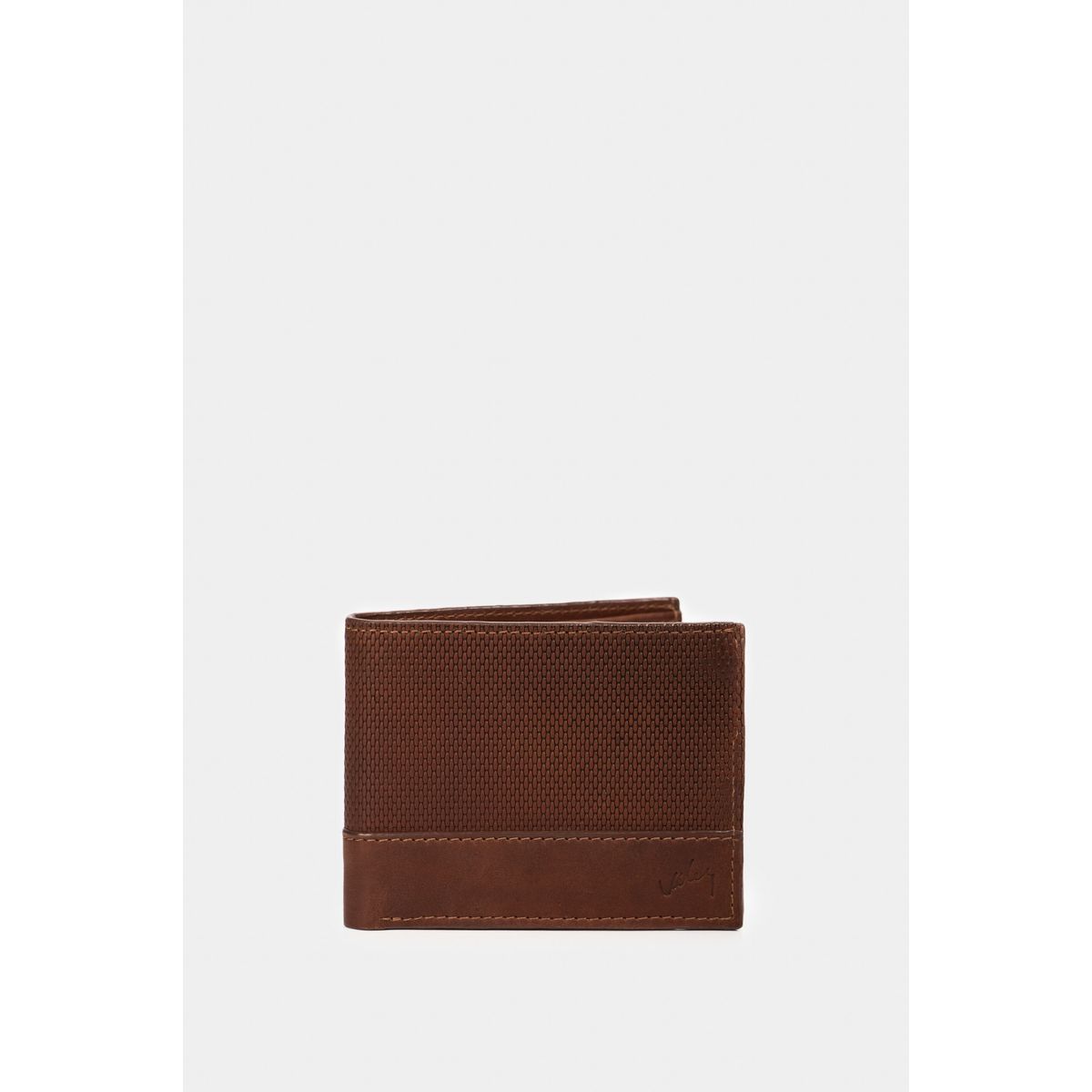 VELEZ - Vélez Billetera Dante De Cuero Para Hombre Grabado Placa Lego