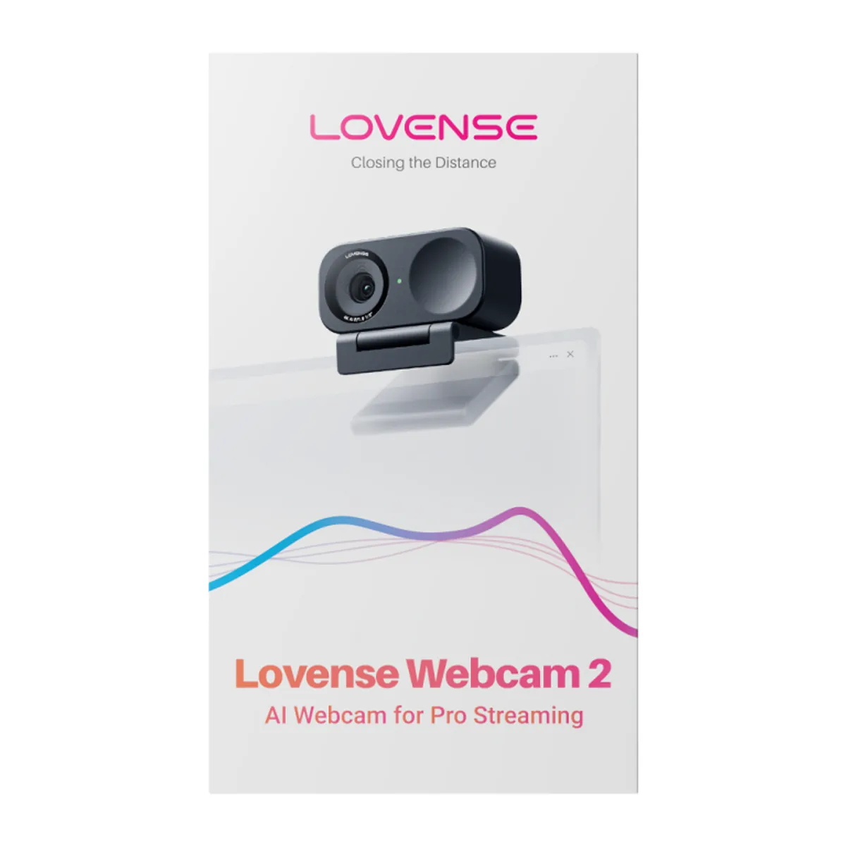 LOVENSE - Cámara Lovense Webcam 2 – Resolución Ultra HD 4K + Seguimiento Automático + IA para Modelos Webcam