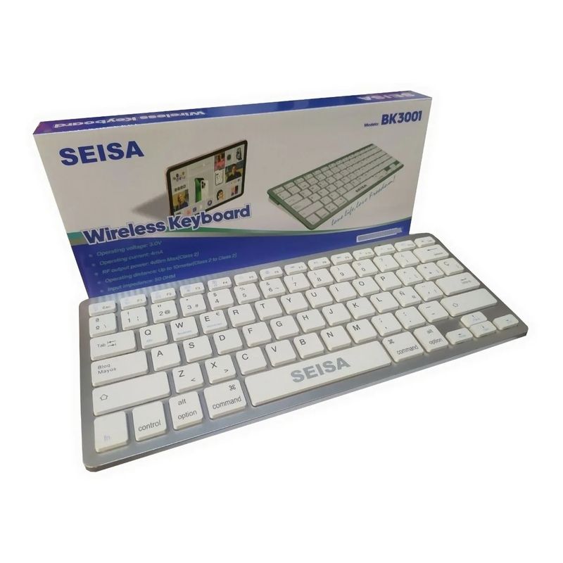 SEISA - Mini Teclado Inalambrico Bluetooth Mac iPad Pc Celular