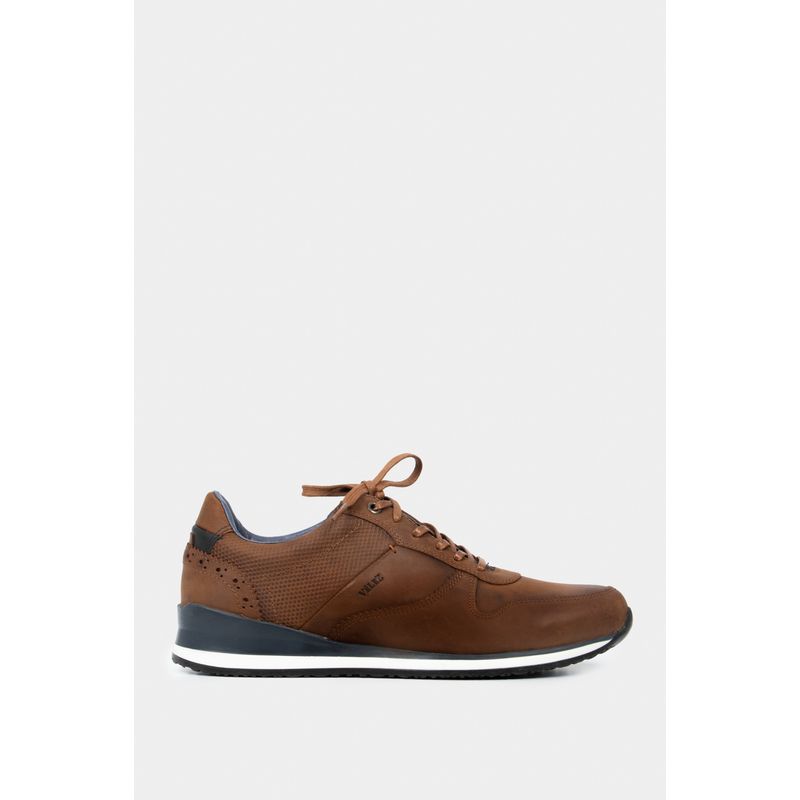 VELEZ - Vélez Tenis Casual Cooper De Cuero Vintage Brandy