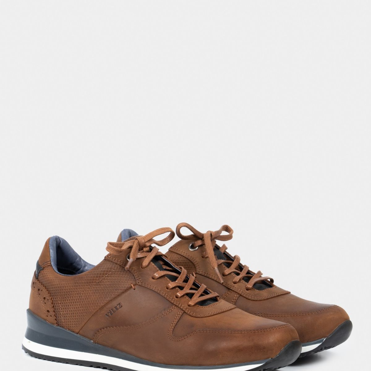 VELEZ - Vélez Tenis Casual Cooper De Cuero Vintage Brandy