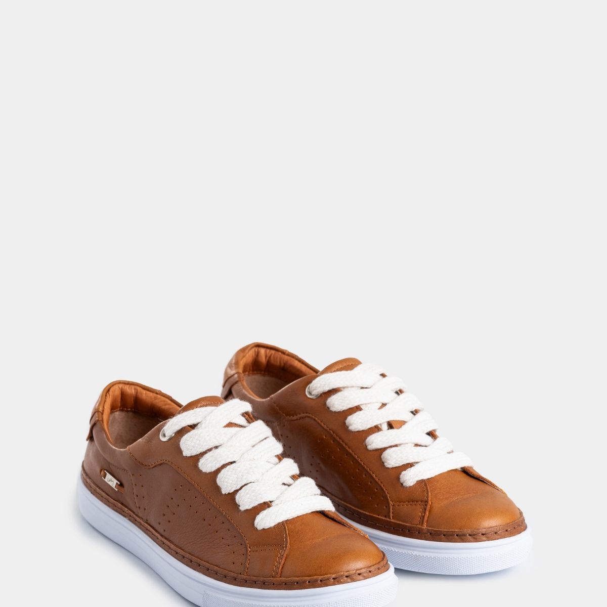 VELEZ - Vélez Tenis Planos De Cuero Contraste Miel