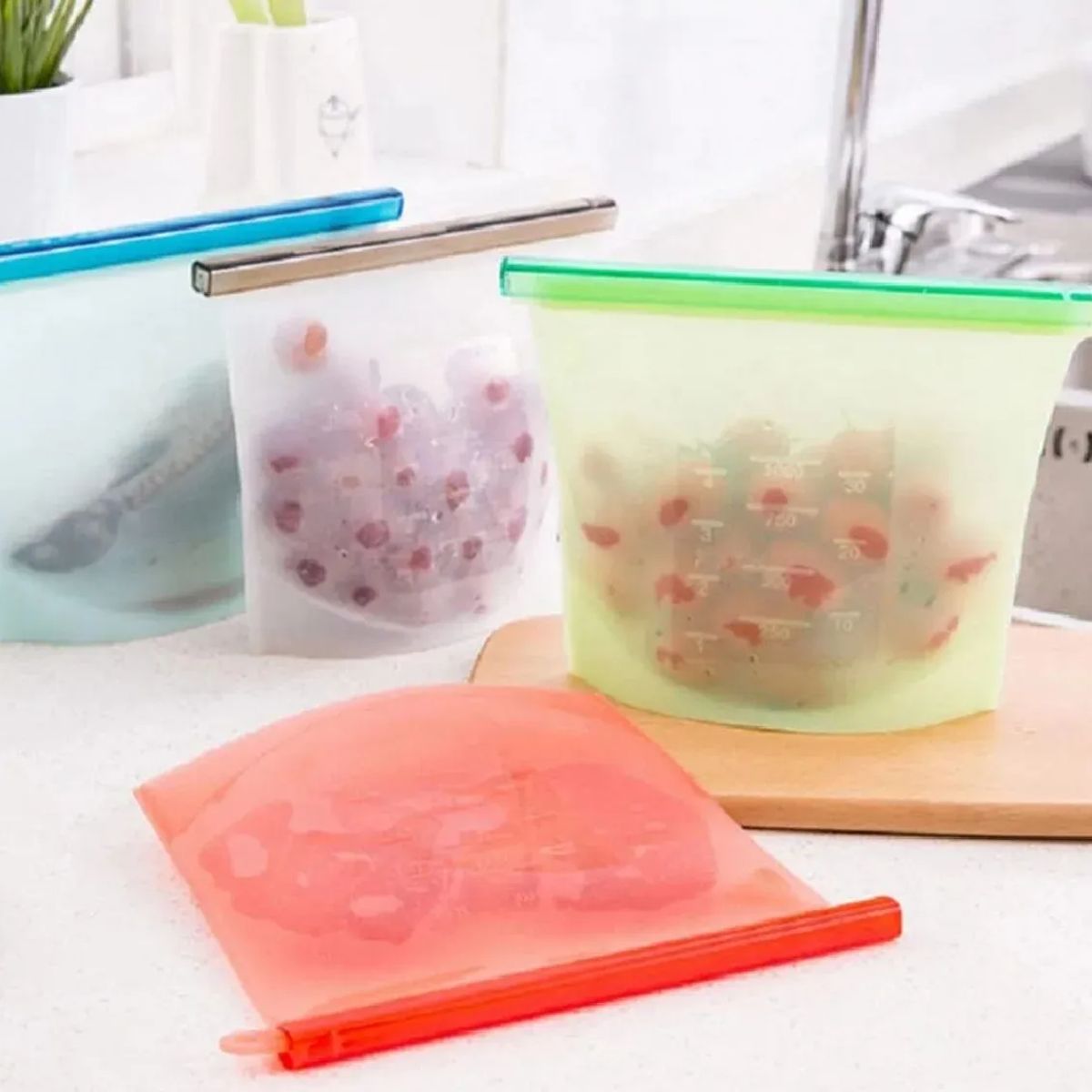 GENERICO - Bolsa Cierre Hermetico Cocina Empacado Alimento Reutilizable