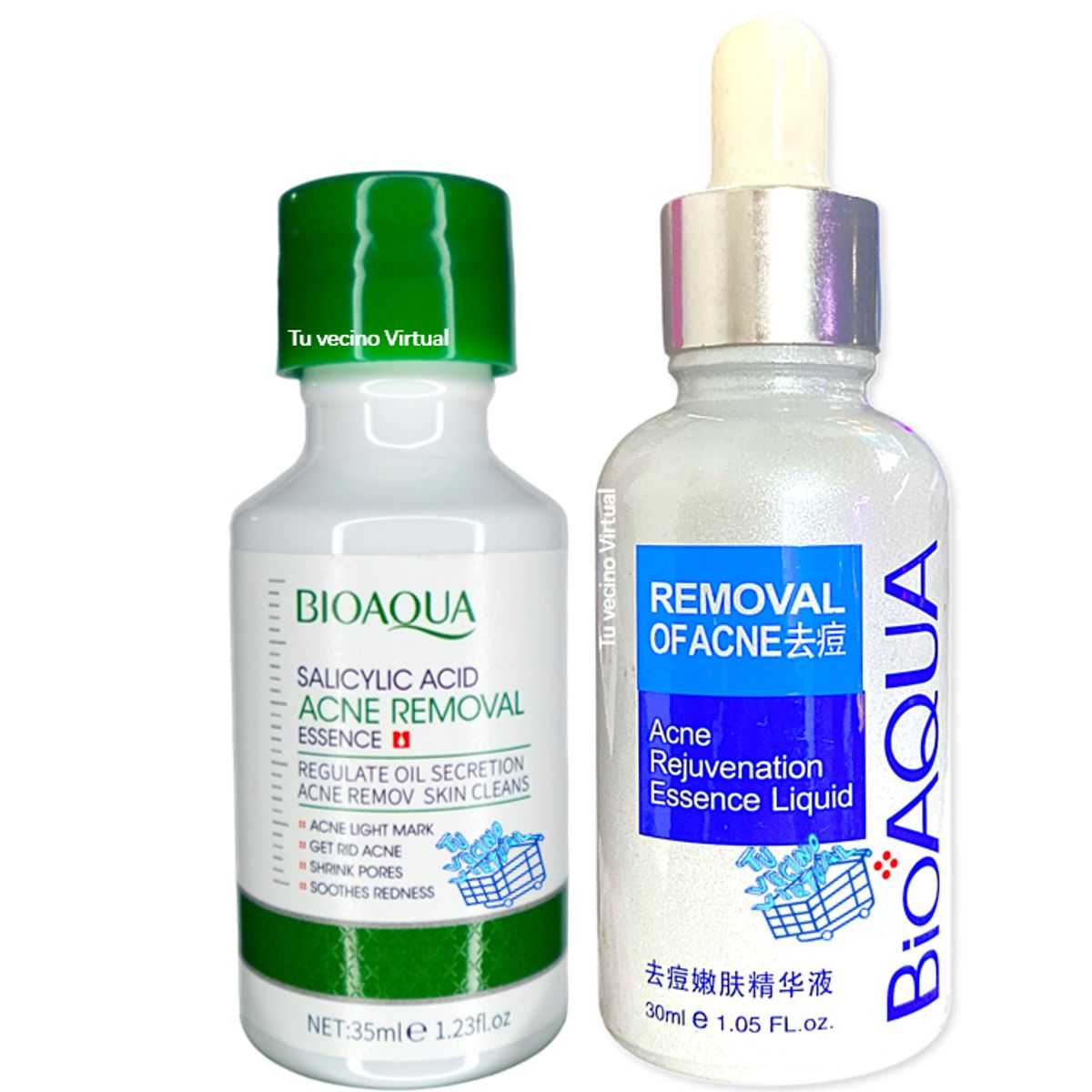 BIOAQUA - Serum salicílico + Suero AntiAcni Bioaqua