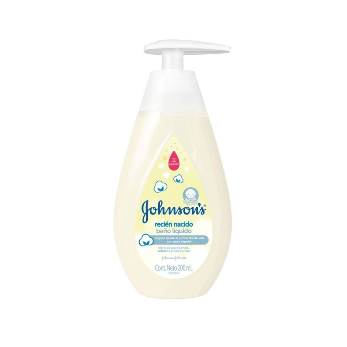 JOHNSON'S BABY - Baño Líquido Johnsons® Baby Recién Nacido 200ML