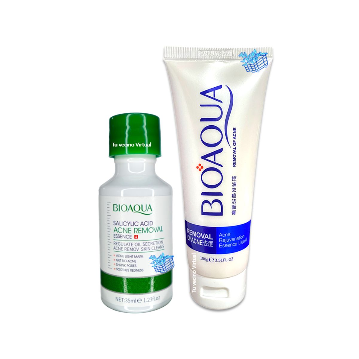 BIOAQUA - Serum Salicílico Bioaqua + Jabón Limpiador Antiacné Bioaqua