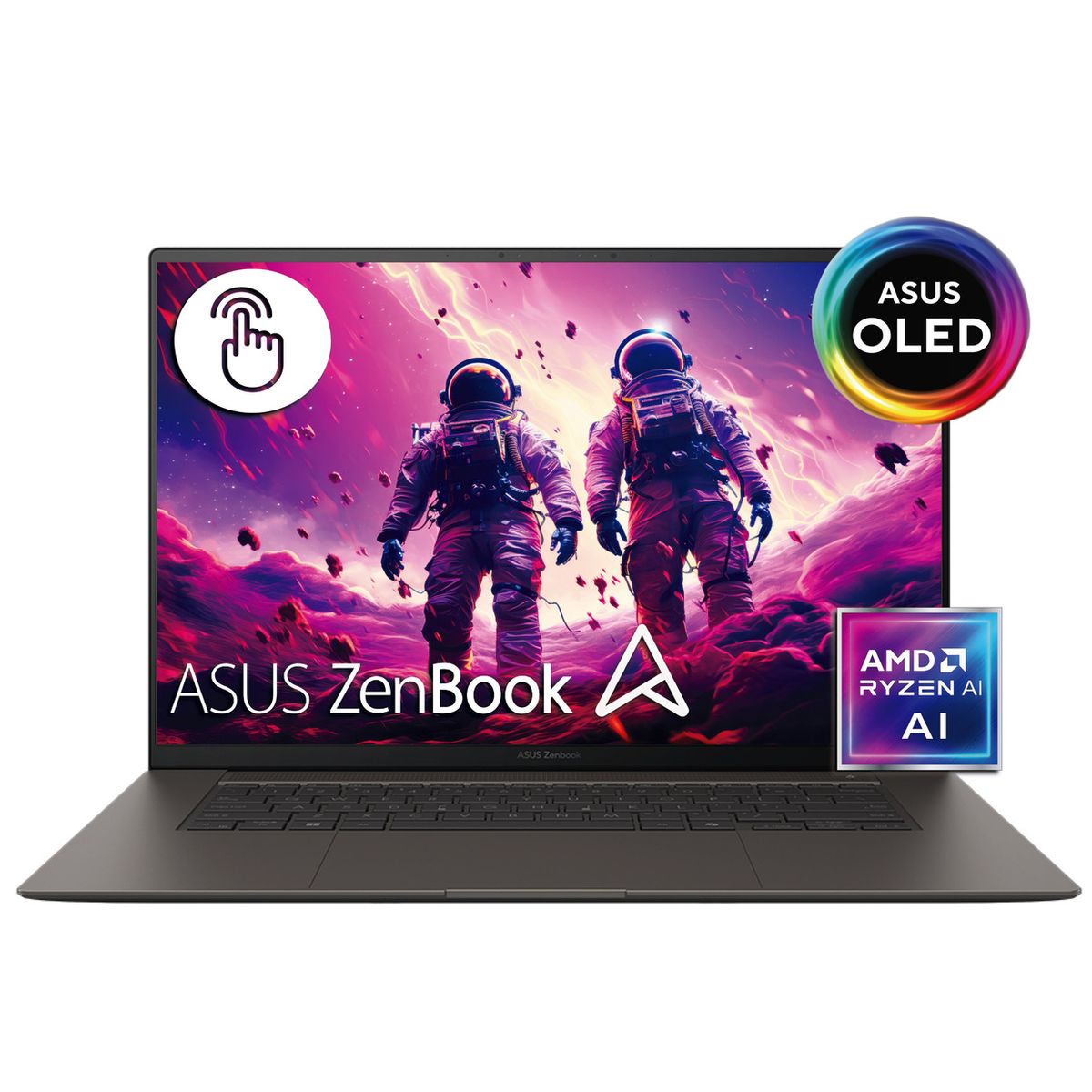 ASUS - ASUS ZENBOOK TÁCTIL AMD RYZEN AI 7 350 NPU 50TOPS 24 GB RAM  1TB SSD 16" OLED