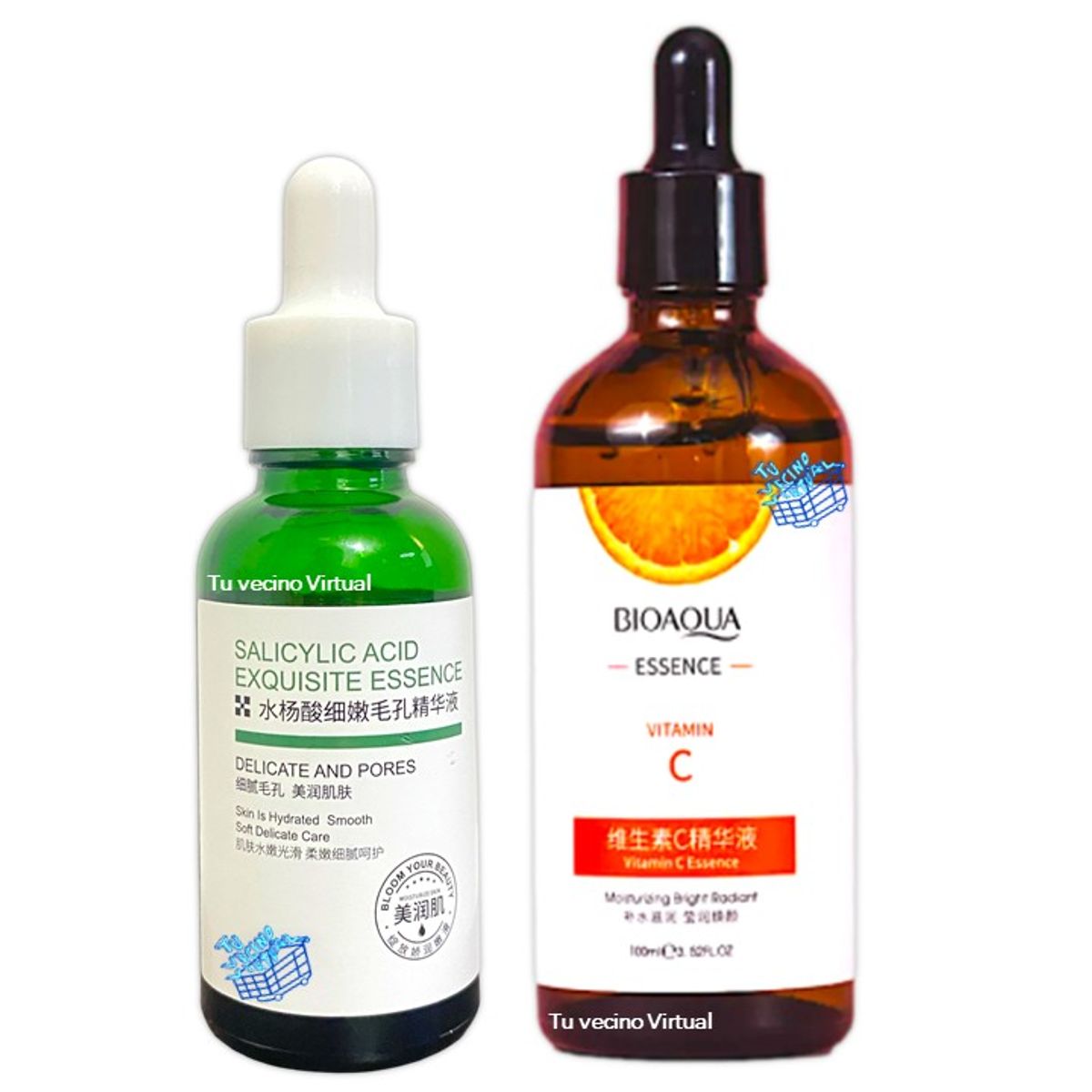 BIOAQUA - Serum Acido Salicilico + Suero Facial Vitamina C 100 mL
