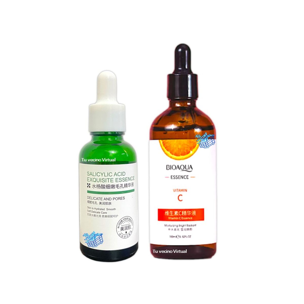 BIOAQUA - Serum Acido Salicilico + Suero Facial Vitamina C 100 mL