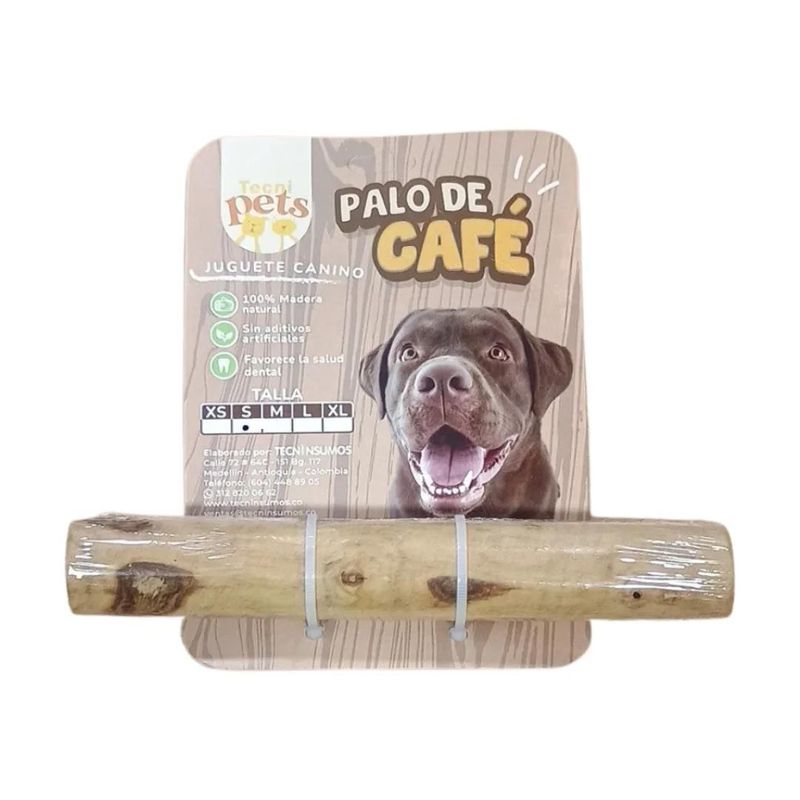 GENERICO - Palo Natural de Café para Perros Talla XS