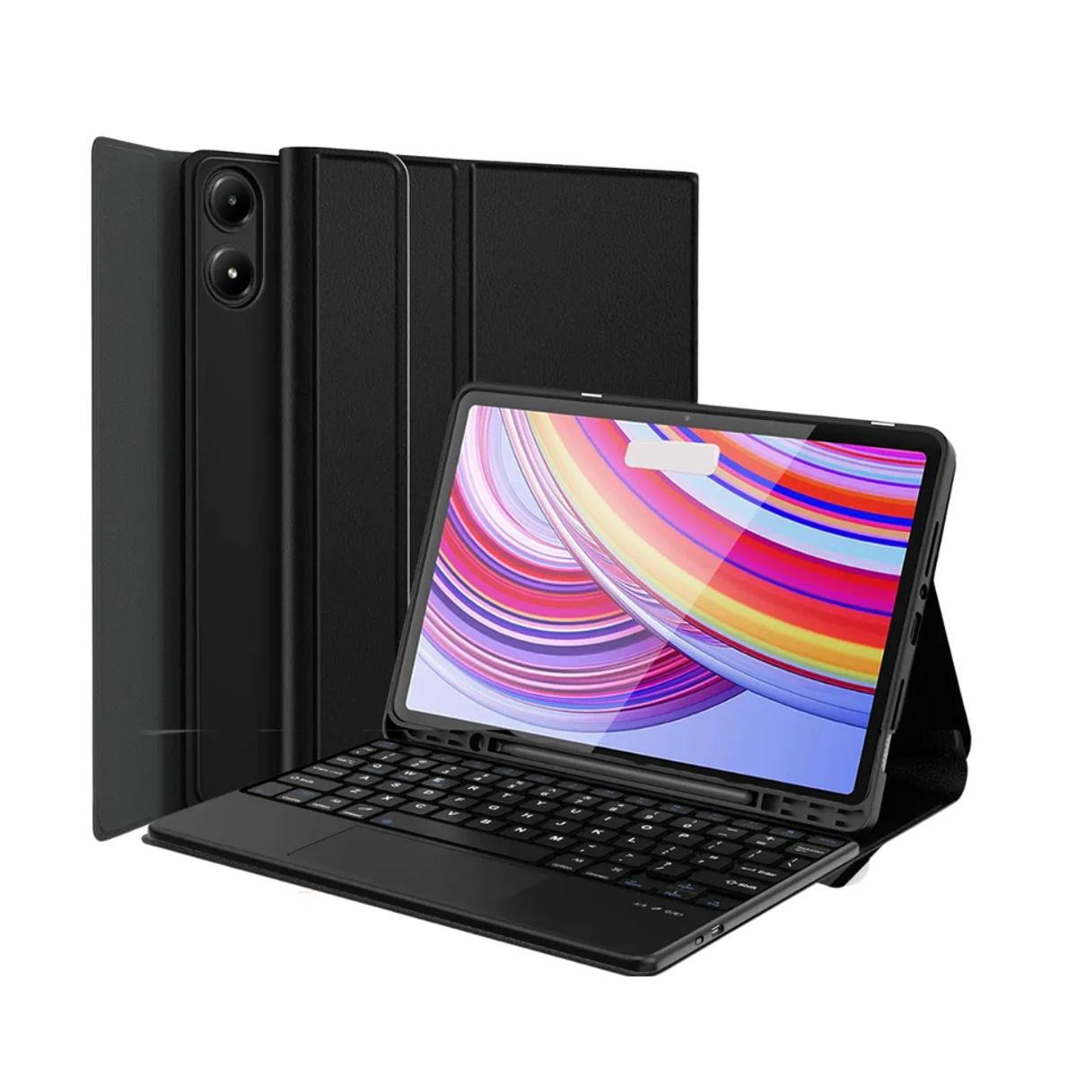 GENERICO - Funda Estuche Teclado Touchpad Para Xiaomi Redmi Pad Pro 12.1 Negro