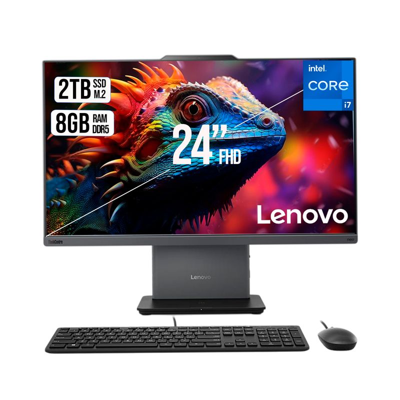LENOVO - TODO EN UNO LENOVO NEO 50A INTEL CORE I7-13620H SSD 2TB RAM 8GB LED 24 FHD
