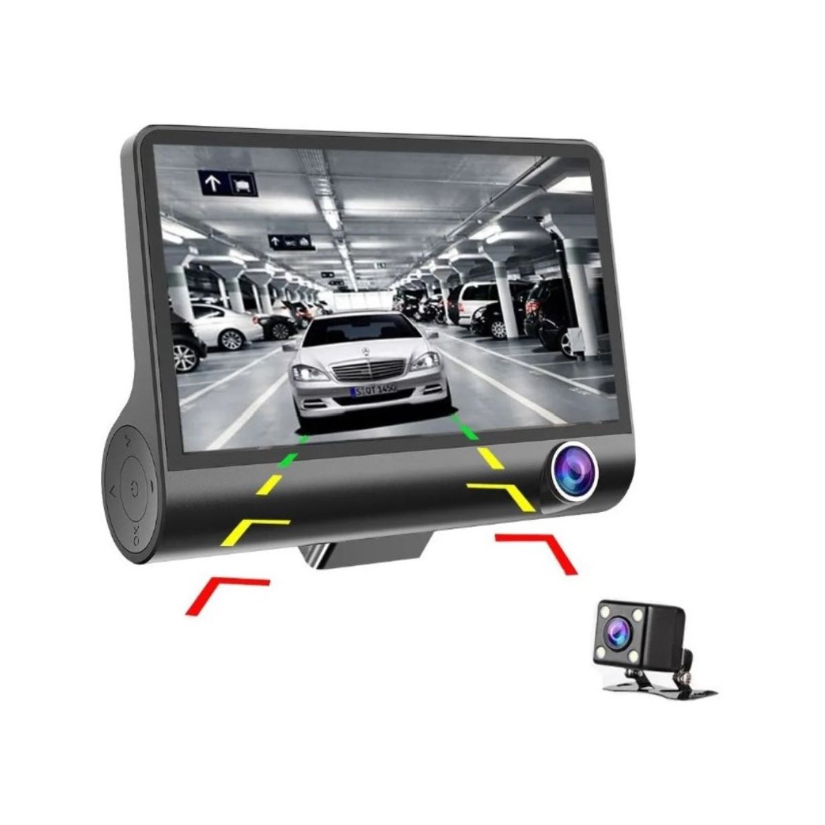 GRUPO B - Cámara Para Carro DVR 3 Lentes 1080p Full HD Camara 3 en 1