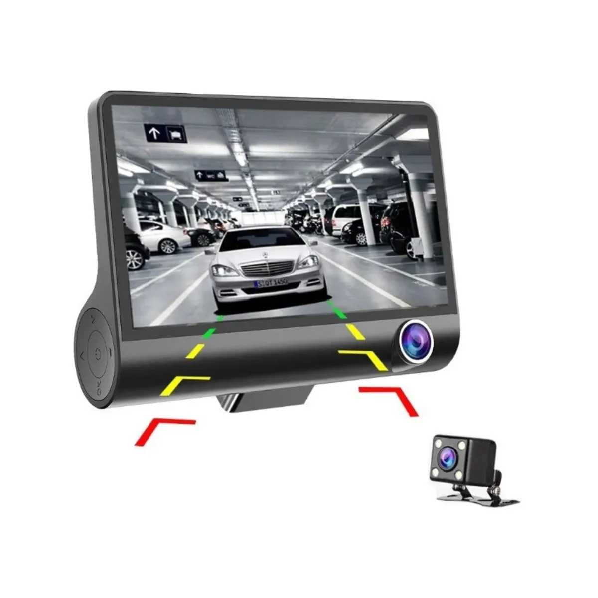 GRUPO B - Cámara Para Carro DVR 3 Lentes 1080p Full HD Camara 3 en 1