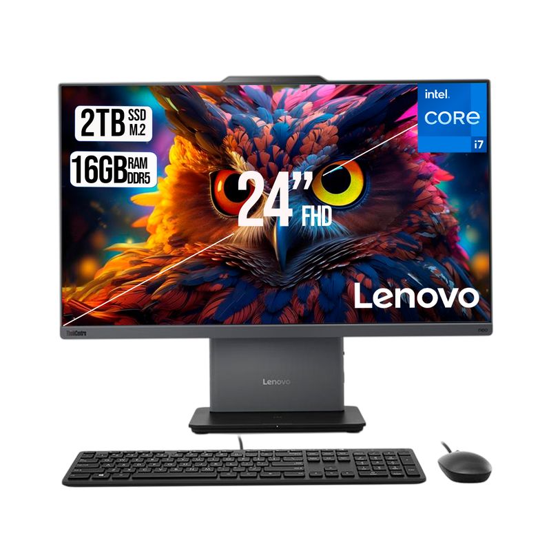 LENOVO - TODO EN UNO LENOVO NEO 50A INTEL CORE I7-13620H SSD 2TB RAM 16GB LED 24 FHD