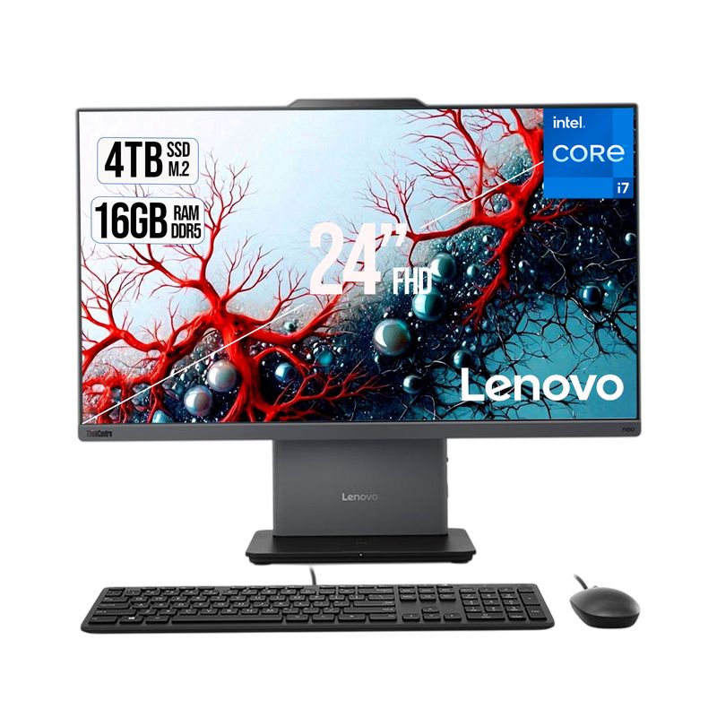 LENOVO - TODO EN UNO LENOVO NEO 50A INTEL CORE I7-13620H SSD 4TB RAM 16GB LED 24 FHD