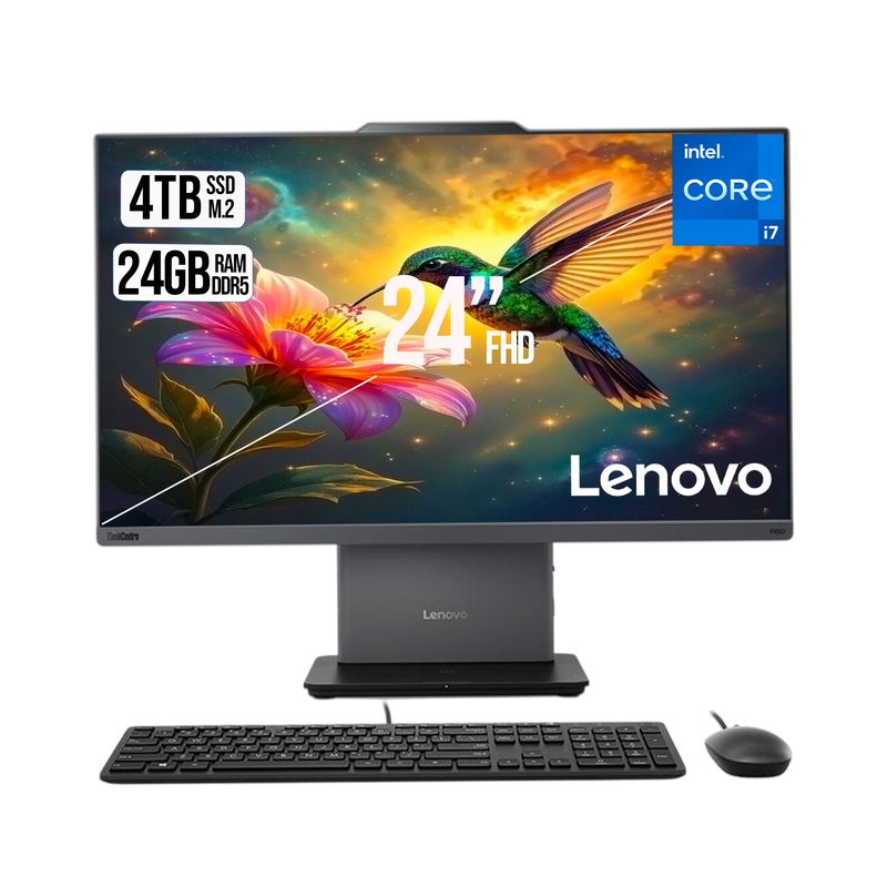 LENOVO - TODO EN UNO LENOVO NEO 50A INTEL CORE I7-13620H SSD 4TB RAM 24GB LED 24 FHD