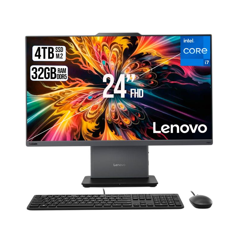 LENOVO - TODO EN UNO LENOVO NEO 50A INTEL CORE I7-13620H SSD 4TB RAM 32GB LED 24 FHD