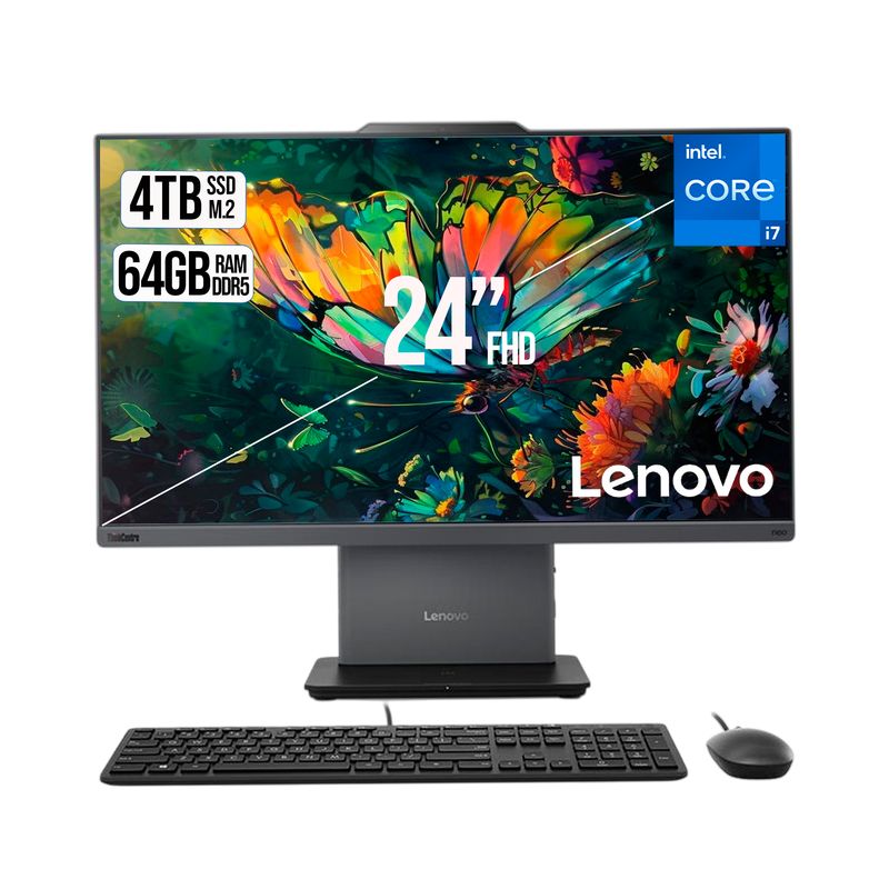 LENOVO - TODO EN UNO LENOVO NEO 50A INTEL CORE I7-13620H SSD 4TB RAM 64GB LED 24 FHD