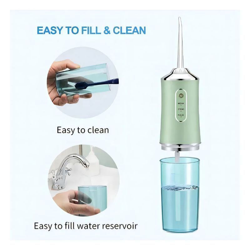 GENERICO - Oral Irrigador Bucal Elétrico Celeste