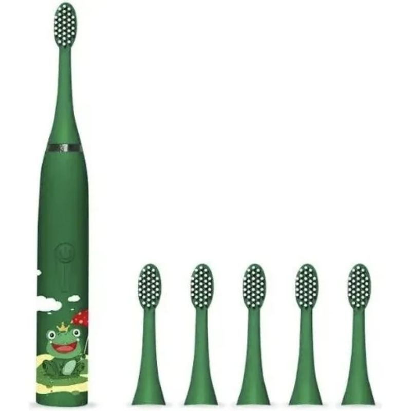 GENERICO - cepillo dental electrico para niños verde