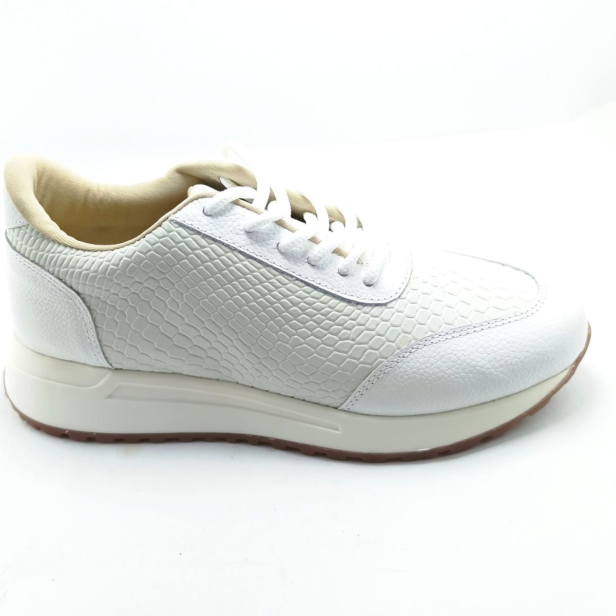 ADRIANA APARICIO - TENIS CASUAL ADRIANA APARICIO CUERO  BLANCO 8625