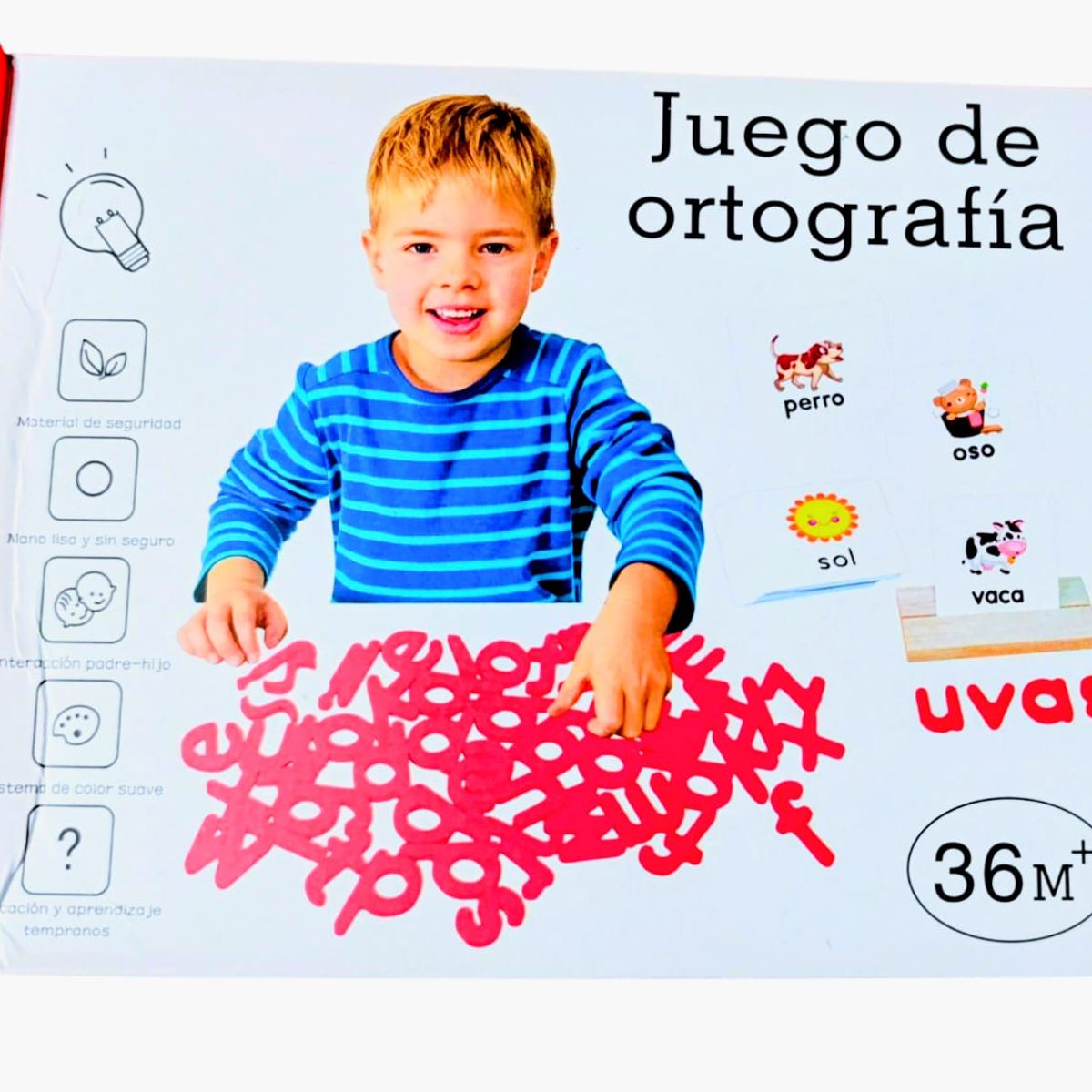 GENERICO - Juego Letras Dtx - Deletreo Español 3+ Ortografía