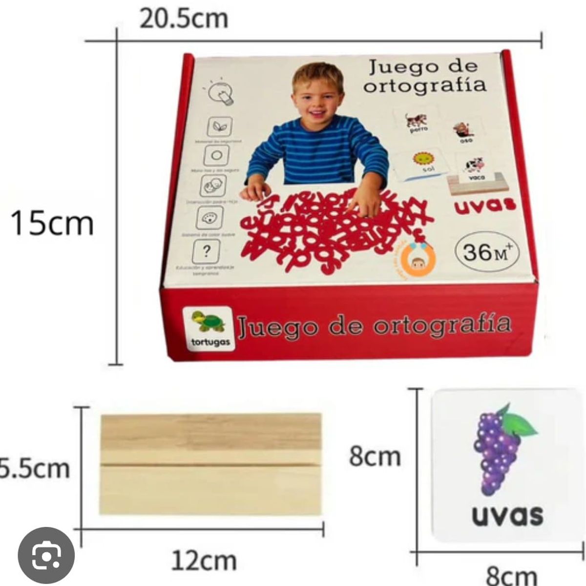 GENERICO - Juego Letras Dtx - Deletreo Español 3+ Ortografía