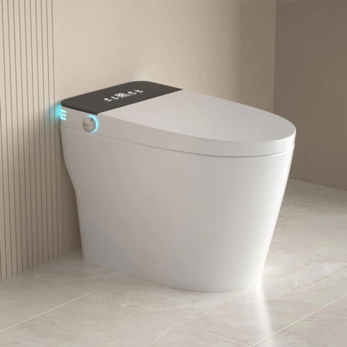 GENERICO - Inodoro Inteligente WC Blanco Estándar