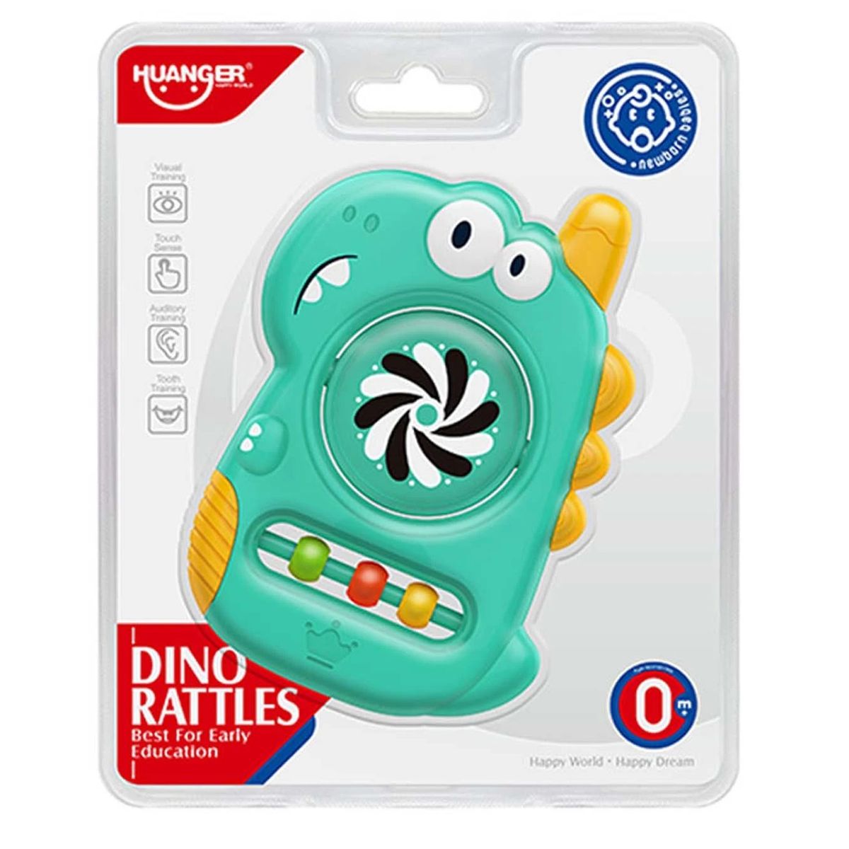 HUANGER - Sonajero Diseño Dinosaurio