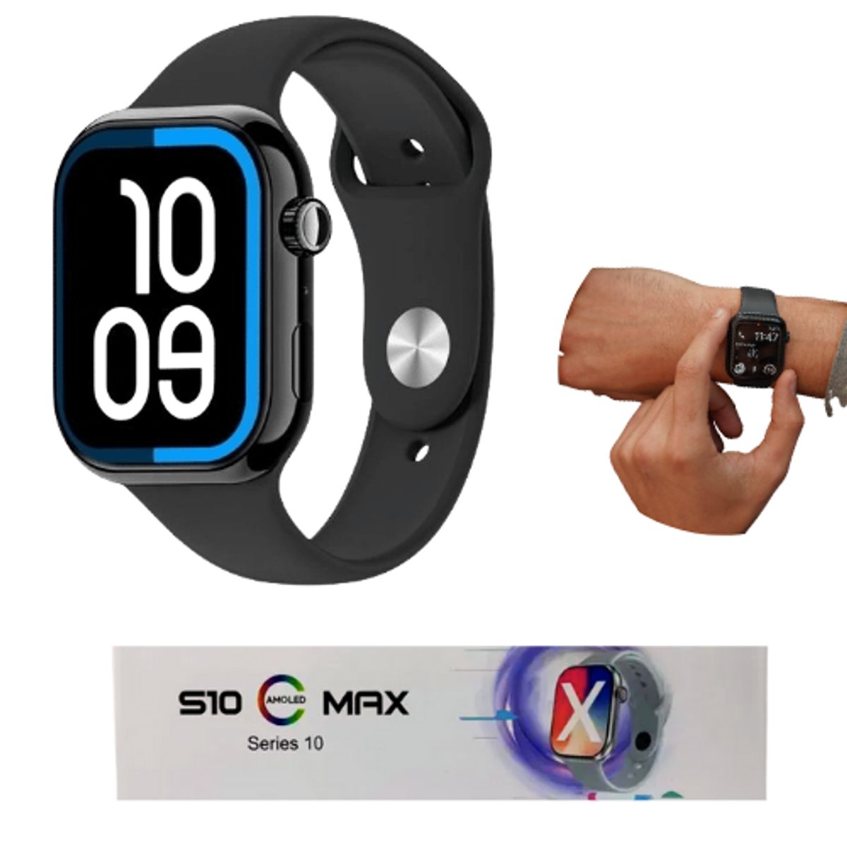 SHUNGA - Reloj Inteligente S10 Max Infinity Serie 10