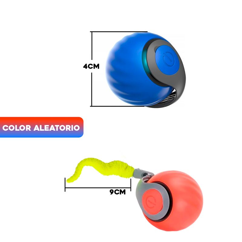 GENERICO - Pelota Interactiva Juguete Para Gatos Recargable PTZ-23-2