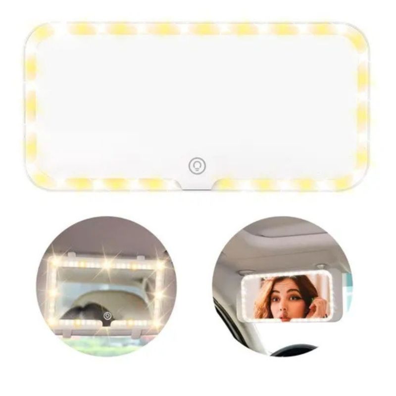 GENERICO - Espejo Maquillaje Auto Táctil Luces Led