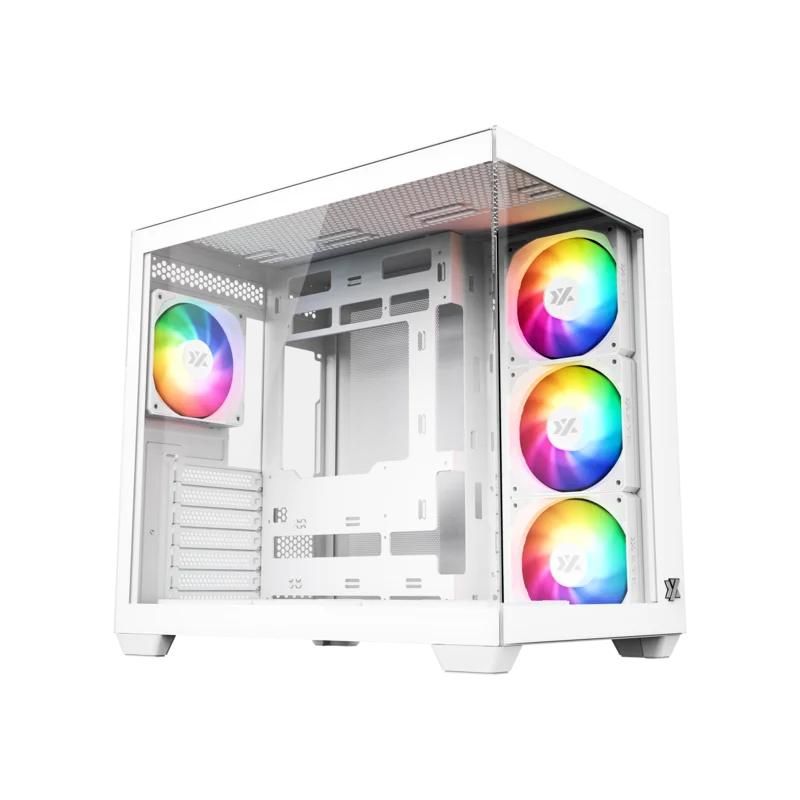 GENERICO - CHASIS XYZ TESSERACT X BLANCA 7FAN ARGB 120MM