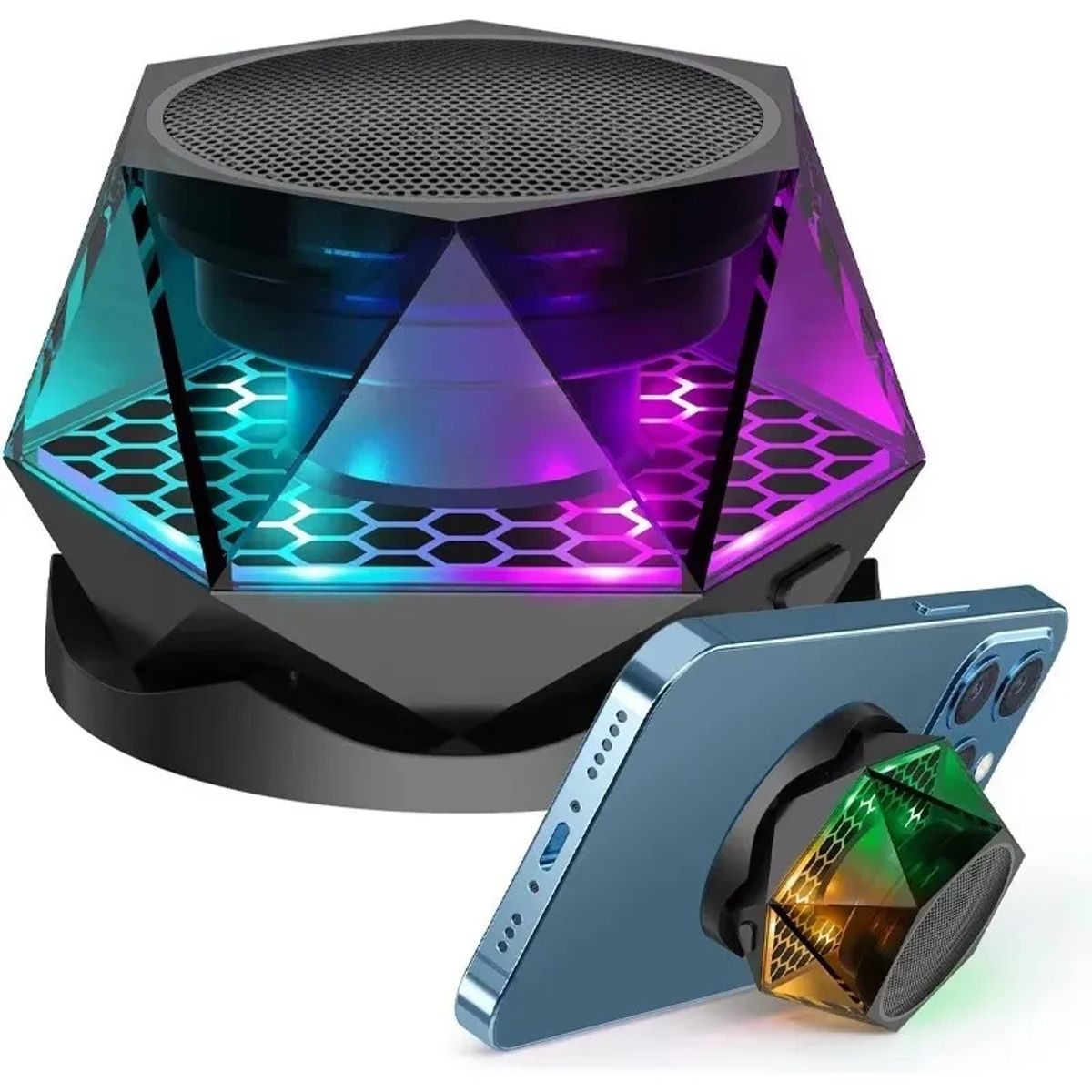 GENERICO - Altavoz Bluetooth Magnetico Parlante Inalámbrico