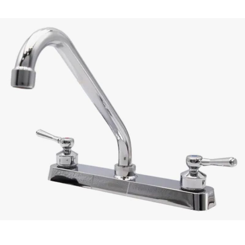 GENERICO - Mezclador Para Lavaplatos Doble Manija P8507-k3 Griven