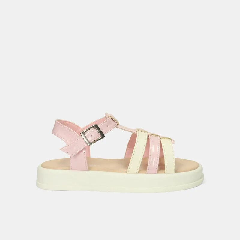 BUBBLE GUMMERS - Sandalias Bebé Para Niña Bubblegummers Blanco Sherlyn