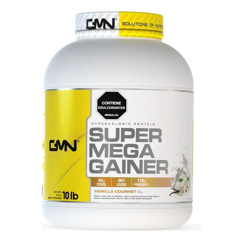 GMN - Proteína Hipercalórica 10 Lb Super Mega Gainer Gmn