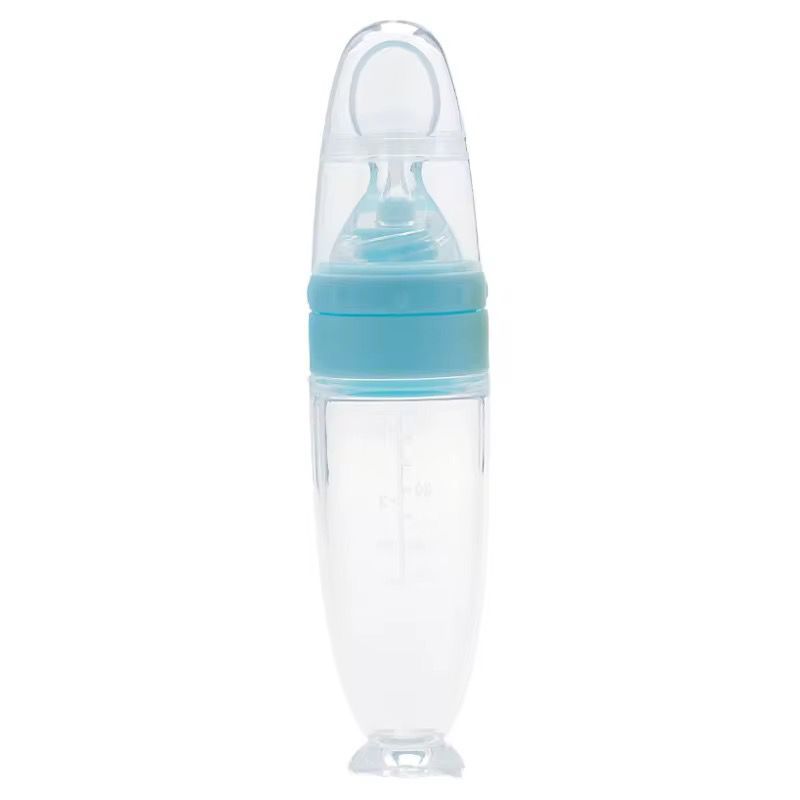 GENERICO - Tetero Cuchara Biberón Punta En Silicona Para Bebés Y Niños