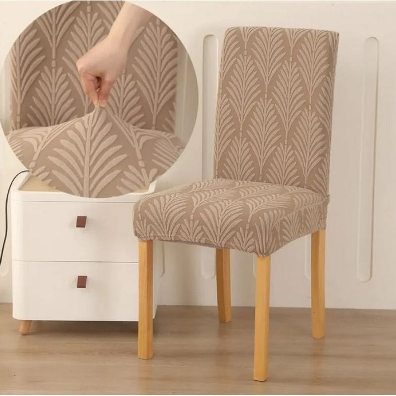 GENERICO - Funda protector para sillas comedor x6 Textura