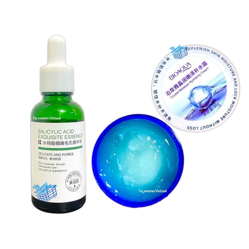 BIOAQUA - Serum Acido Salicilico + Gel hidratante Bioaqua
