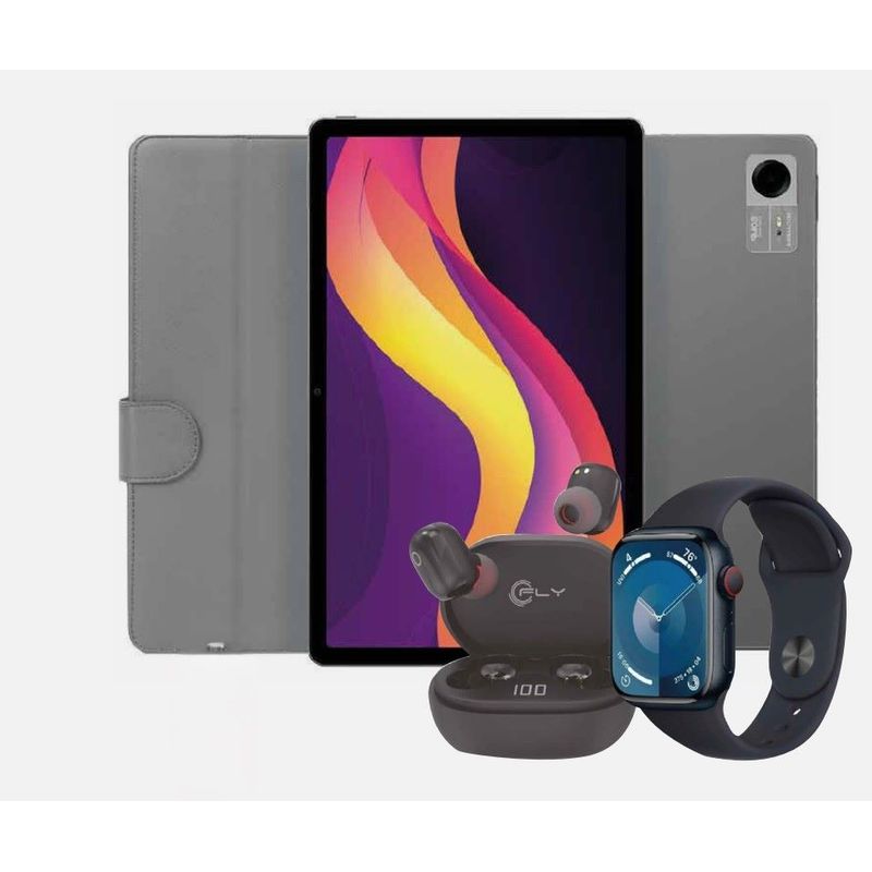 FLY - Tablet GOPAD GOLD Fly Audífonos Inalambricos Y Reloj Inteligente
