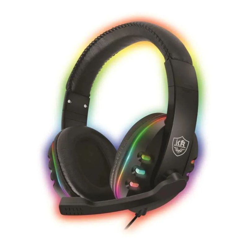 GENERICO - Diadema Audifono Microfono Gamer Iluminacion Led Aislado